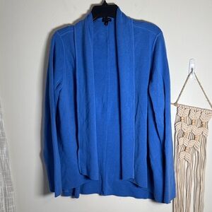EUC Talbots Vibrant Blue Women's Cardigan XL